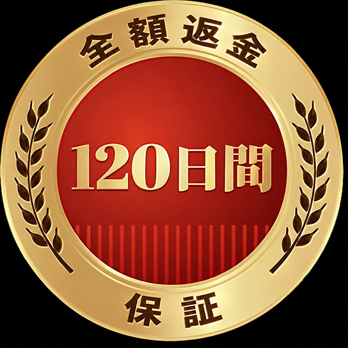 120日間返金保証